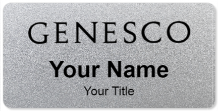 Custom name badges for Genesco