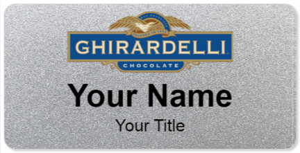 Custom name badges for Ghirardelli Chocolate