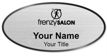 Custom name badges for Hair Frenzy Salon
