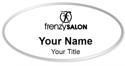 Custom name badges for Hair Frenzy Salon