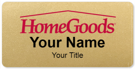 Custom name badges for HomeGoods
