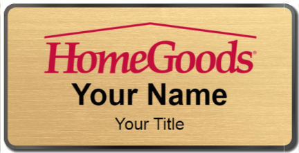 Custom name badges for HomeGoods