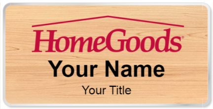 Custom name badges for HomeGoods