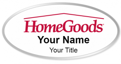 Custom name badges for HomeGoods