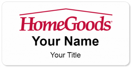 Custom name badges for HomeGoods