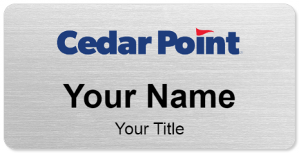 Custom name badges for Cedar Point