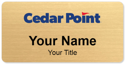 Custom name badges for Cedar Point