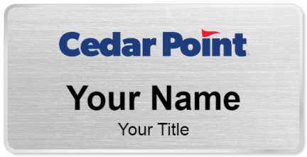 Custom name badges for Cedar Point