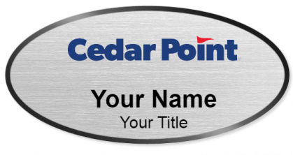 Custom name badges for Cedar Point