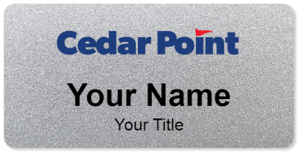 Custom name badges for Cedar Point