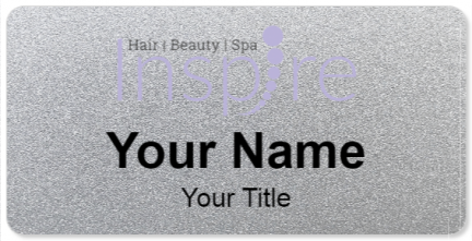 Custom name badges for Inspire Hair Beauty Spa