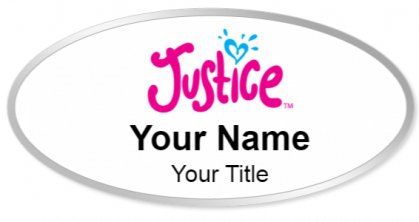 Custom name badges for Justice