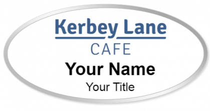 Custom name badges for Kerbey Lane Cafe