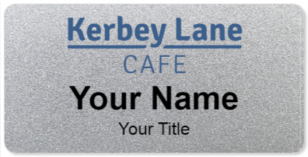 Custom name badges for Kerbey Lane Cafe