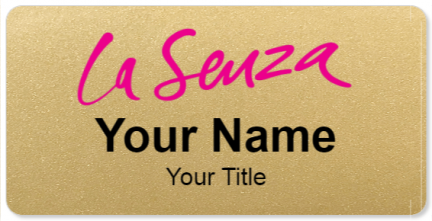 Custom name badges for La Senza