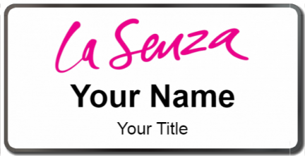 Custom name badges for La Senza