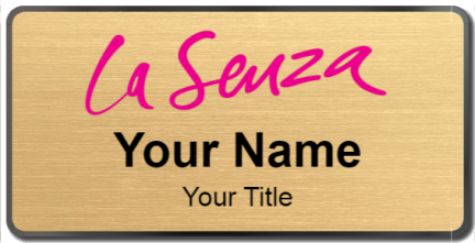 Custom name badges for La Senza