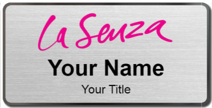 Custom name badges for La Senza
