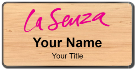 Custom name badges for La Senza