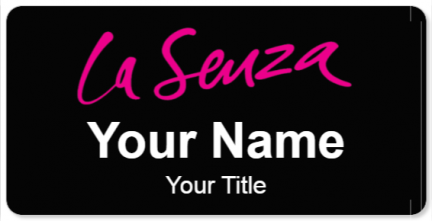 Custom name badges for La Senza