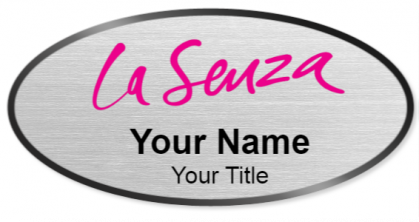 Custom name badges for La Senza