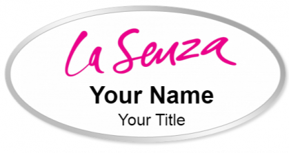 Custom name badges for La Senza