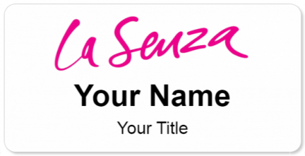 Custom name badges for La Senza