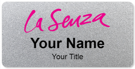 Custom name badges for La Senza