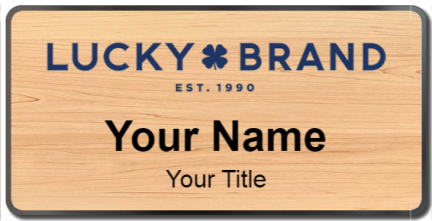 Lucky Brand Template Image