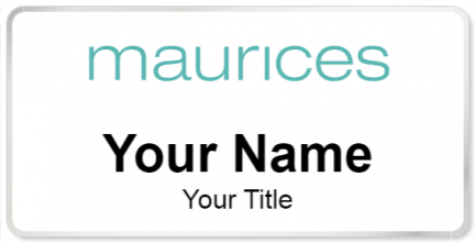 Custom name badges for Maurices