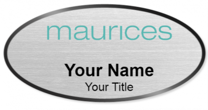 Custom name badges for Maurices