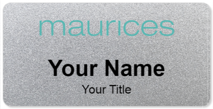 Custom name badges for Maurices