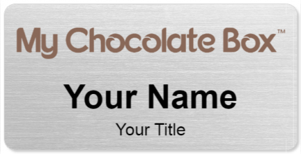 Custom name badges for My Chocolate Box