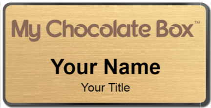 Custom name badges for My Chocolate Box