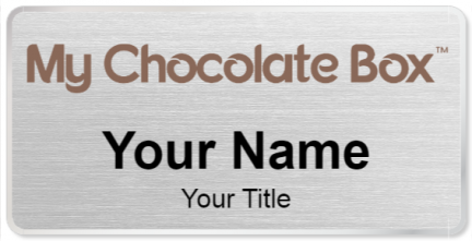 Custom name badges for My Chocolate Box