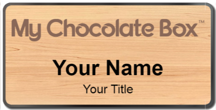 Custom name badges for My Chocolate Box