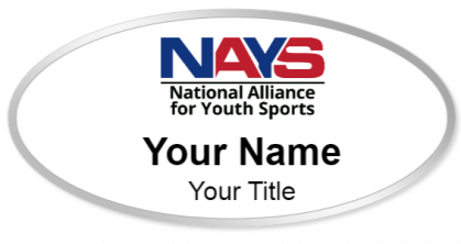 Custom name badges for National Alliance for Youth Sports