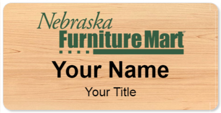 Custom name badges for Nebraska Furniture Mart
