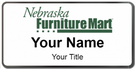 Custom name badges for Nebraska Furniture Mart