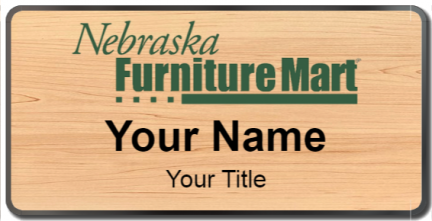 Custom name badges for Nebraska Furniture Mart