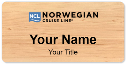 Custom name badges for Norwegian Cruise Lines