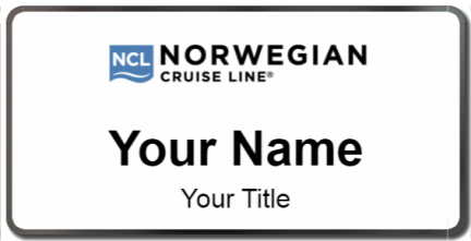 Custom name badges for Norwegian Cruise Lines