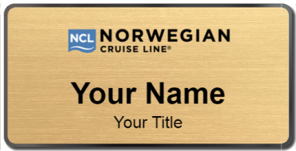 Custom name badges for Norwegian Cruise Lines