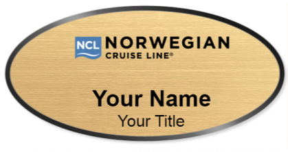 Custom name badges for Norwegian Cruise Lines