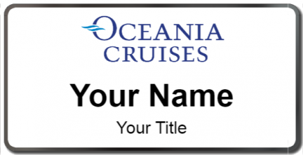 Custom name badges for Oceania Cruises