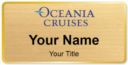Custom name badges for Oceania Cruises