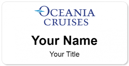 Custom name badges for Oceania Cruises