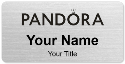Custom name badges for Pandora Jewelers