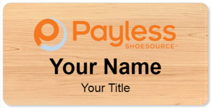 Custom name badges for Payless Shoesource