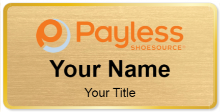 Custom name badges for Payless Shoesource